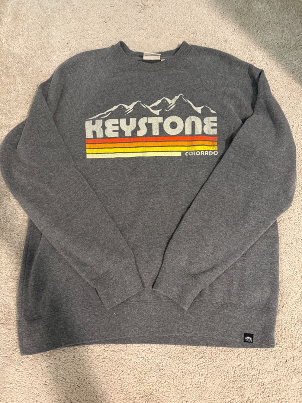 Keystone Colorado women’s Grey Pullover Sweatshirt